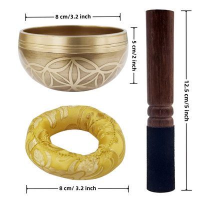 Tibetan Singing Bowl-Flower of Life